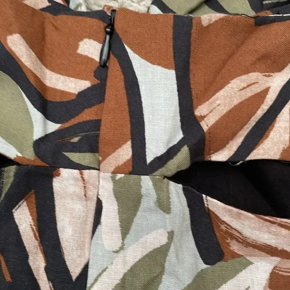 Zara tropical print peekaboo dress NWOT - Picture 11 of 13